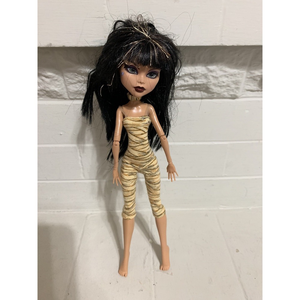 Monster High Cleo De Nile Doll Mattel 2014 Jumpsuit Earring